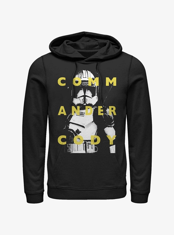 Star Wars The Clone Cody Text Hoodie