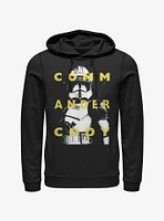 Star Wars The Clone Cody Text Hoodie