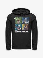 Star Wars The Clone Panel Four Hoodie