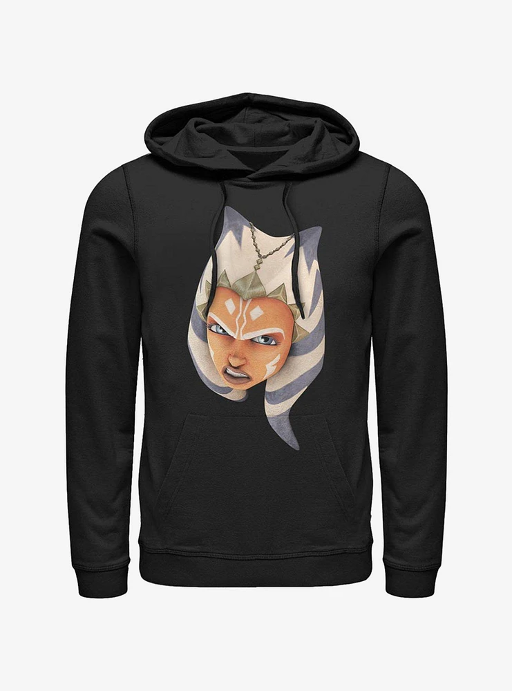 Star Wars The Clone Ahsoka Face Hoodie