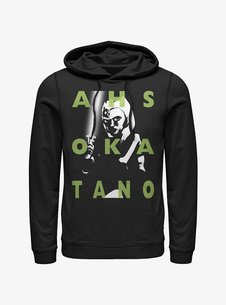 Star Wars The Clone Ahsoka Text Hoodie