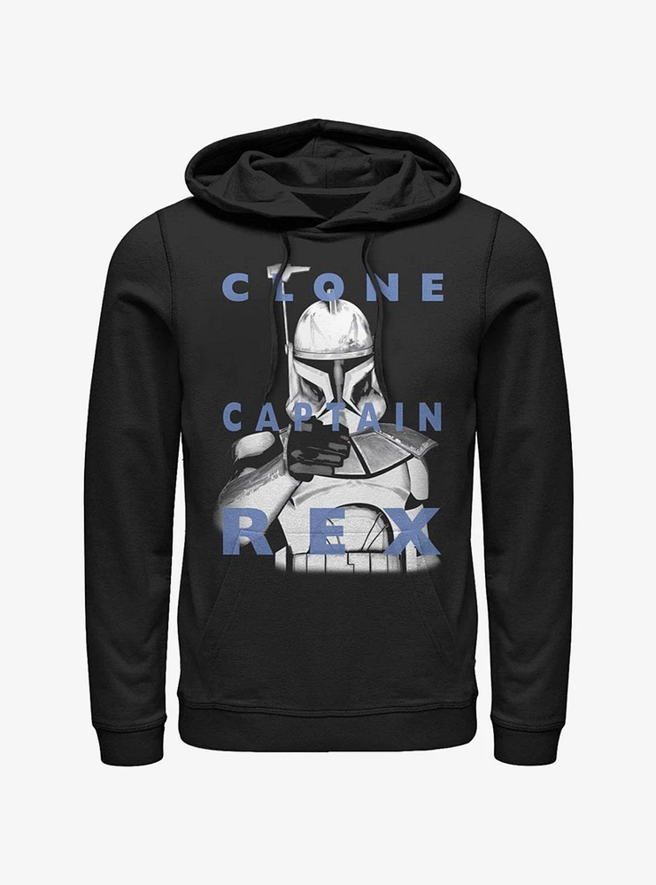 Star Wars The Clone Rex Text Hoodie