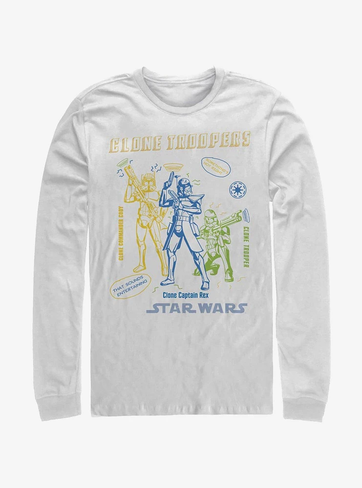 Star Wars The Clone Doodle Trooper Long-Sleeve T-Shirt