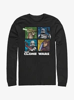 Star Wars The Clone Panel Four Long-Sleeve T-Shirt