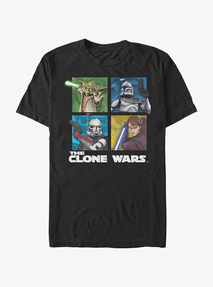 Star Wars The Clone Panel Four T-Shirt