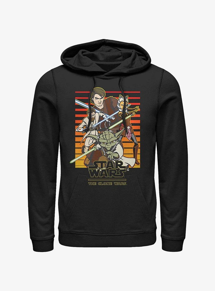 Star Wars The Clone Sun Setting Hoodie