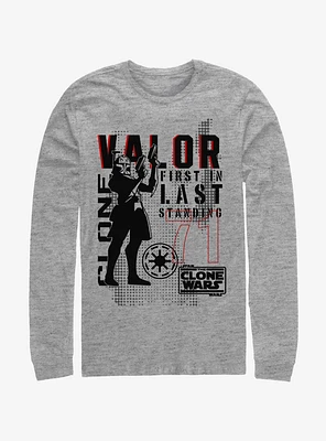 Star Wars The Clone Valor Troop Long-Sleeve T-Shirt