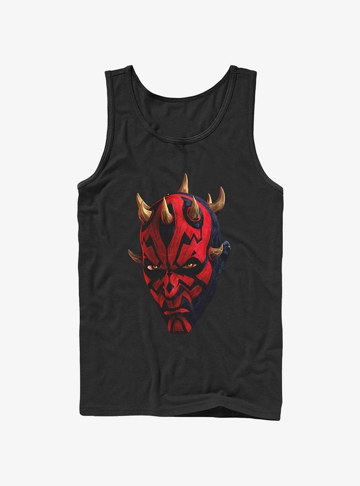 Star Wars The Clone Maul Face Tank Top