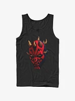 Star Wars The Clone Maul Face Tank Top