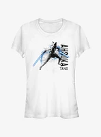 Star Wars The Clone Ahsoka Collage Girls T-Shirt