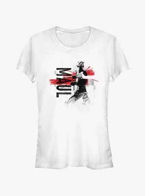 Star Wars The Clone Maul Collage Girls T-Shirt