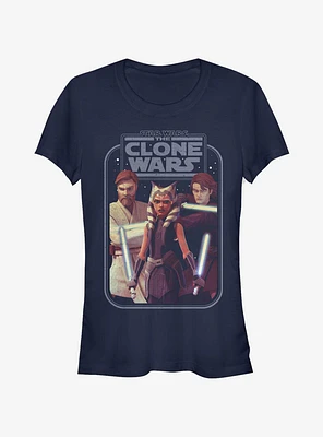 Star Wars The Clone Hero Group Shot Girls T-Shirt