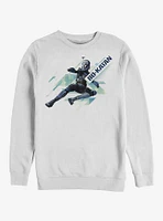 Star Wars The Clone Bok Angled Crew Sweatshirt