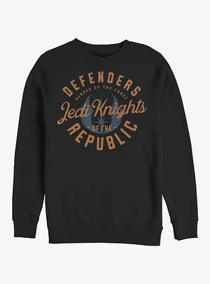 Star Wars The Clone Jedi Knights Emblem Crew Sweatshirt