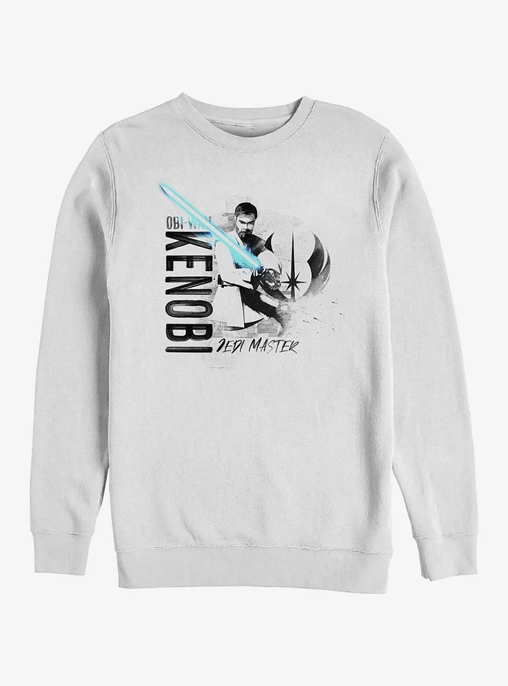 Star Wars The Clone Obi Collage Crew Sweatshirt