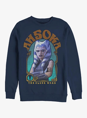 Star Wars The Clone Ahsoka Nouveau Crew Sweatshirt