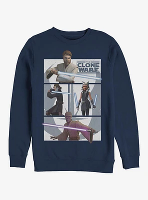Star Wars The Clone Jedi Crew Sweatshirt