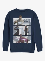 Star Wars The Clone Jedi Crew Sweatshirt