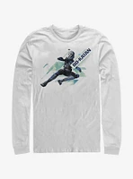 Star Wars The Clone Bok Angled Long-Sleeve T-Shirt