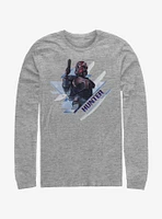 Star Wars The Clone Hunter Angled Long-Sleeve T-Shirt