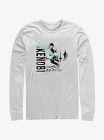 Star Wars The Clone Obi Collage Long-Sleeve T-Shirt