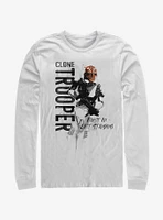 Star Wars The Clone Trooper Running Long-Sleeve T-Shirt