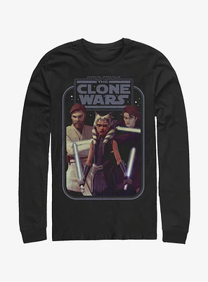 Star Wars The Clone Hero Group Shot Long-Sleeve T-Shirt