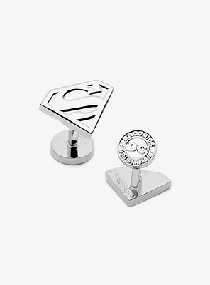 DC Comics Superman Silver Superman Shield Cufflinks