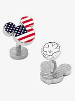 Disney Mickey Mouse Stars And Stripes Cufflinks