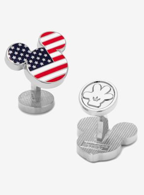 Disney Mickey Mouse Stars And Stripes Cufflinks