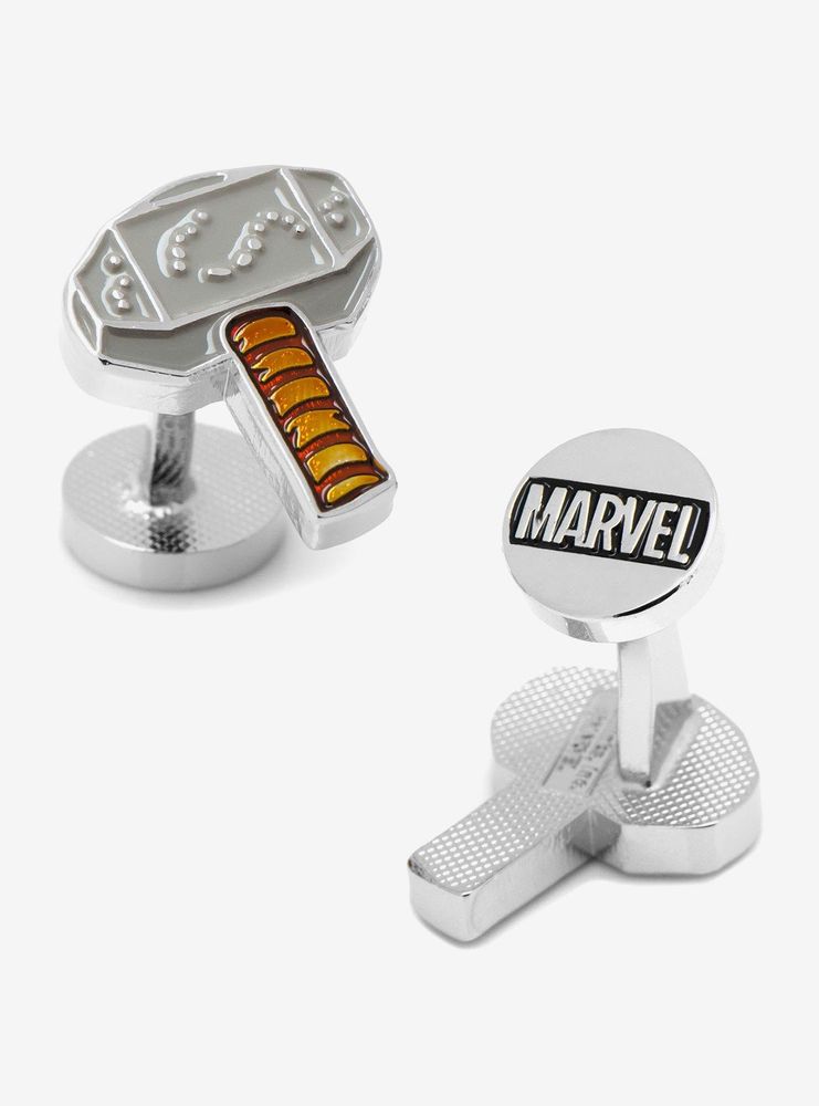 Marvel Avengers Thor Hammer Mjolnir Cufflinks