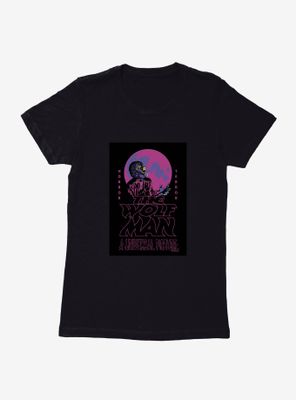 The Wolf Man Horror Terror Womens T-Shirt