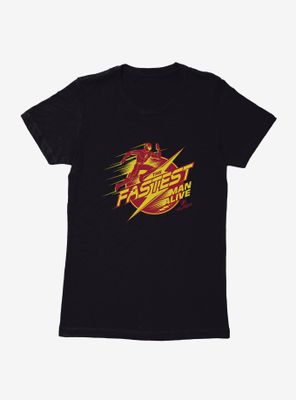 DC Comics The Flash Fastest Man Womens T-Shirt