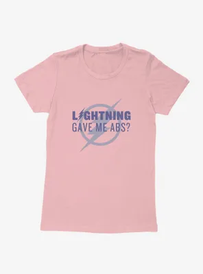 DC Comics The Flash Lightning Gave Me Abs Womens T-Shirt