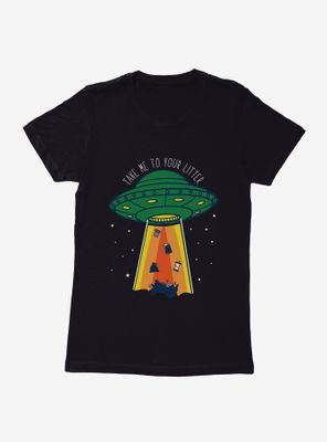 Earth Day UFO Litter Womens T-Shirt