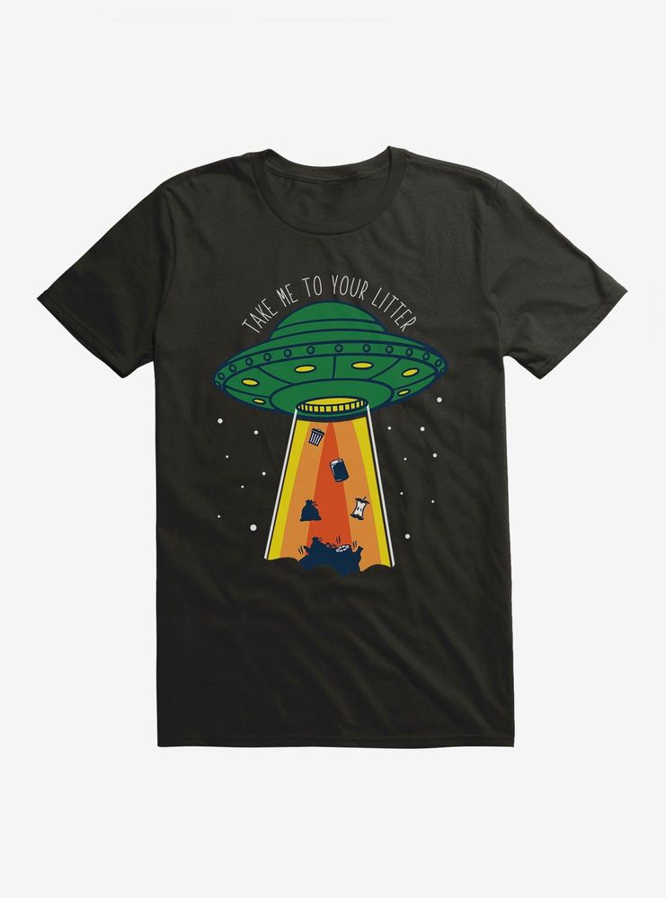 Earth Day UFO Litter T-Shirt
