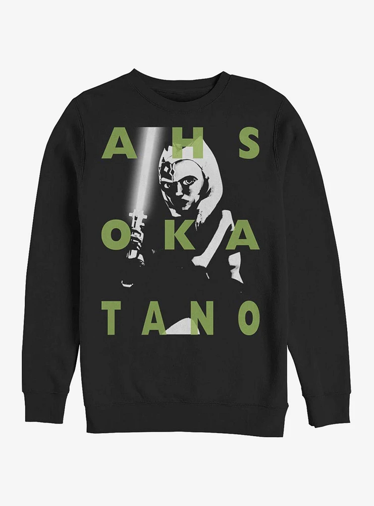 Star Wars: The Clone Wars Ahsoka Text Sweatshirt