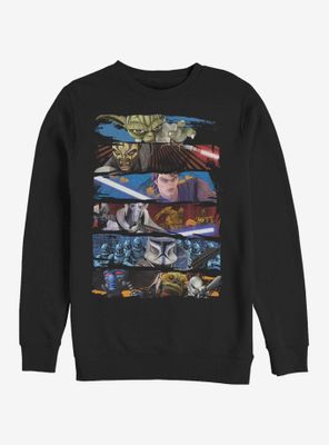 Star Wars: The Clone Wars Face Off Sweatshirt