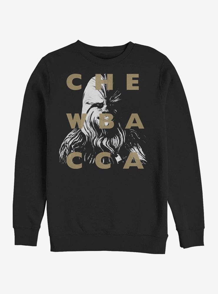 Star Wars: The Clone Wars Chewbacca Text Sweatshirt