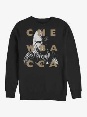 Star Wars: The Clone Wars Chewbacca Text Sweatshirt