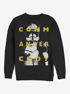 Star Wars: The Clone Wars Commander Cody Text Sweatshirt