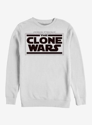 Star Wars: The Clone Wars Logo Sweatshirt