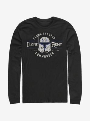 Star Wars: The Clone Wars Army Emblem Long-Sleeve T-Shirt