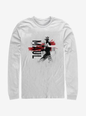 Star Wars: The Clone Wars Maul Collage Long-Sleeve T-Shirt