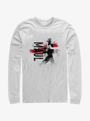 Star Wars: The Clone Wars Maul Collage Long-Sleeve T-Shirt