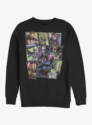 Star Wars: The Clone Wars Scattered Group Sweatshirt