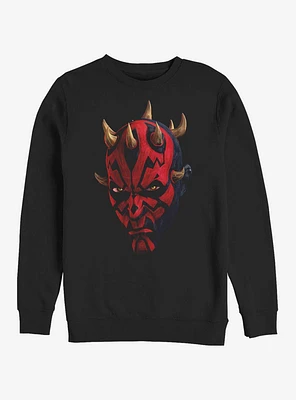 Star Wars: The Clone Wars Maul Face Sweatshirt