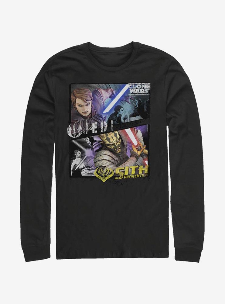 Star Wars: The Clone Wars Bad Side Panel Long-Sleeve T-Shirt