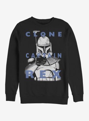 Star Wars: The Clone Wars Captain Rex Text Sweatshirt