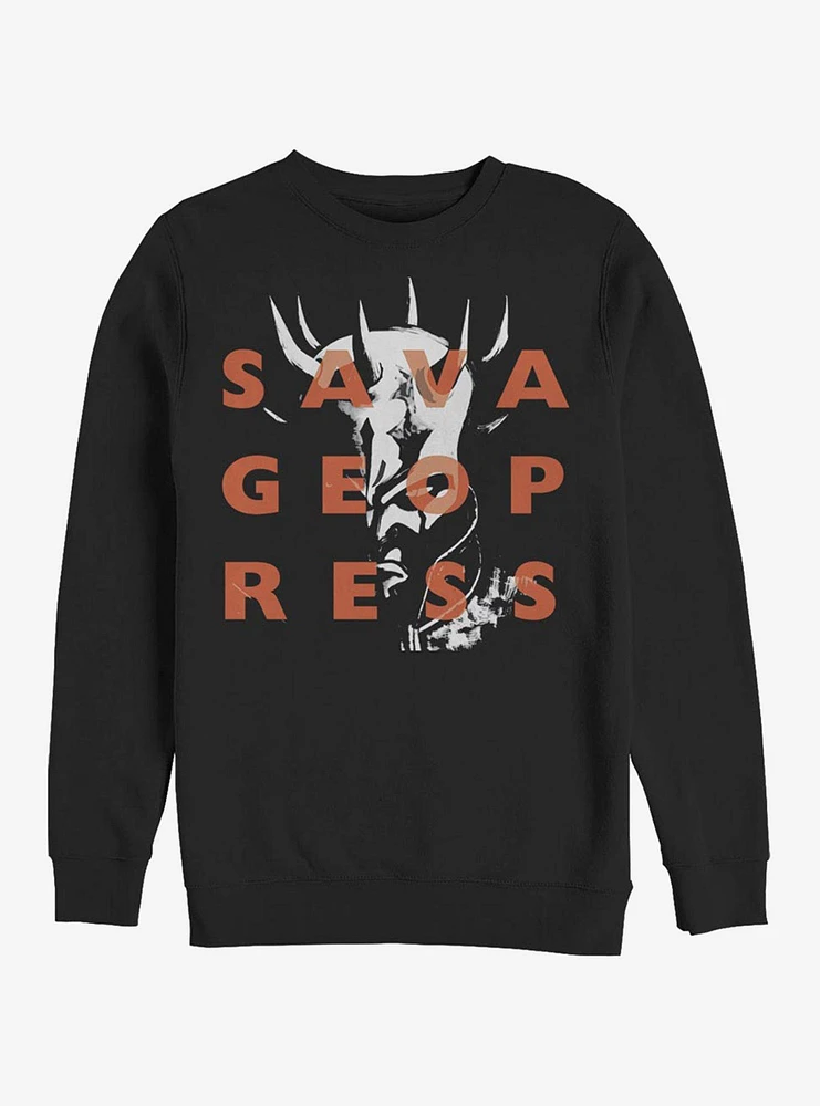 Star Wars: The Clone Wars Savage Opress Overlay Sweatshirt